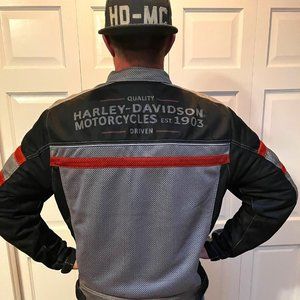 Mens Harley Davidson Summer Riding Jacket Extra Large XL
